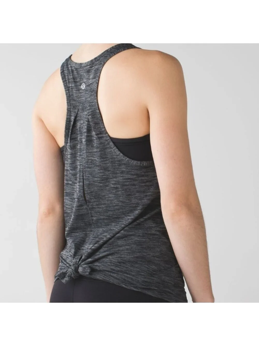 Lululemon Salute the Sun Tank Heathered Black